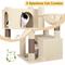 Show in main carousel: Globlazer 69-in Sturdy Indoor Cat Tree Tower, Beige slide 4 of 9