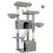 Show in main carousel: Globlazer 69-in Sturdy Indoor Cat Tree Tower, Light Gray slide 7 of 9
