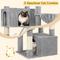 Show in main carousel: Globlazer 69-in Sturdy Indoor Cat Tree Tower, Light Gray slide 4 of 9
