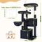 Show in main carousel: Globlazer 55-in Tall Plush Multi-Level Cat Tree Tower, Dark Gray slide 2 of 7