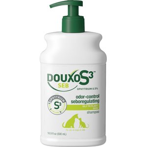 Douxo S3 SEB Odor-Control Seboregulating Dog & Cat Shampoo, 16.9-fl oz bottle