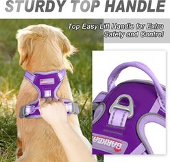 BARKBAY Front Clip Reflective No Pull Dog Harness, Violet Purple & Purple, Large: 24.5 to 32.5-in chest slide 2 of 9