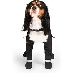 Canada Pooch Suspender Dog Boots, Black, 3 long