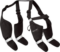 Canada Pooch Suspender Dog Boots, Black, 1 long slide 2 of 4