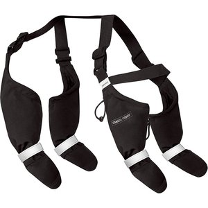 Canada Pooch Suspender Dog Boots, Black, 3 long
