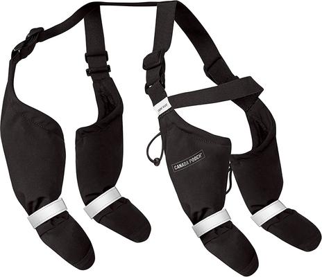 Show full view: Canada Pooch Suspender Dog Boots, Black, 1 long slide 4 of 5
