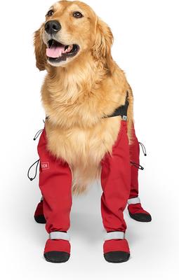 Show full view: Canada Pooch Suspender Dog Boots, Red, 2 long slide 2 of 4