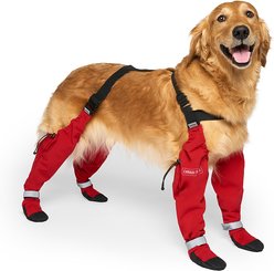 Canada Pooch Suspender Dog Boots, Red, 2 long