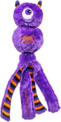 KONG Halloween Wubba Monster Squeaky Plush Dog Toy, Purple, Large
