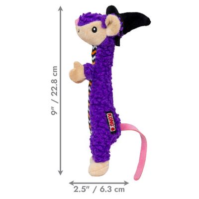 Show full view: KONG Halloween Luvs Mouse Plush Cat Toy with Catnip, Purple slide 3 of 4