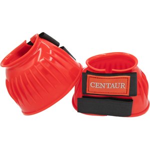 Centaur PVC HL Rib Horse Bell Boot, Red, X-Large