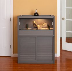 New Age Pet ECOFLEX 3ft Reptile Enclosure with Versa Stand Set in Grey