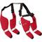 Show in main carousel: Canada Pooch Suspender Dog Boots, Red, 2 long slide 3 of 4
