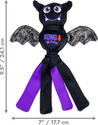 KONG Halloween Wubba Ballistic Bat Squeaky Plush Dog Toy, Purple, Small slide 2 of 5