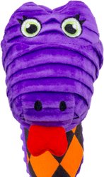 KONG Halloween Knots Snake Squeaky Plush Dog Toy, Purple, Medium/Large slide 2 of 6