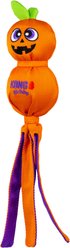 KONG Halloween Wubba Ballistic Jack-O-Lantern Squeaky Plush Dog Toy, Orange, Large slide 2 of 5