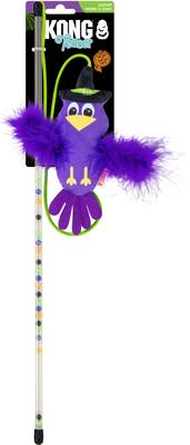 Show full view: KONG Halloween Teaser Crow Plush Cat Toy with Catnip, Purple slide 4 of 4