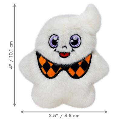 Show full view: KONG Halloween Snuzzles Ghost Plush Cat Toy with Catnip, White slide 3 of 5