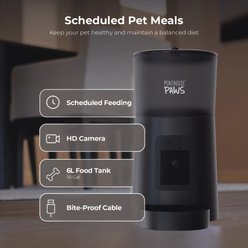 Penthouse Paws Smart HD Automatic Dog & Cat Feeder, 6-L, Black slide 2 of 7
