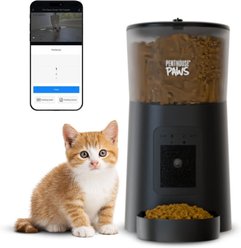 Penthouse Paws Smart HD Automatic Dog & Cat Feeder, 6-L, Black