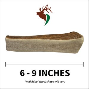 Elkhorn Premium Chews Split Elk Antler Dog Chew, Large