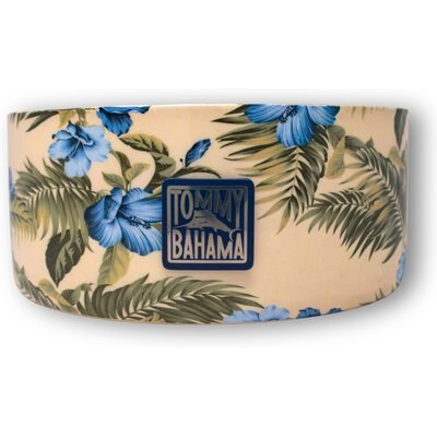 Tommy Bahama Pet Tommy Bahama Pet Double Insulated Stainless Steel Dog Bowl, Coconut