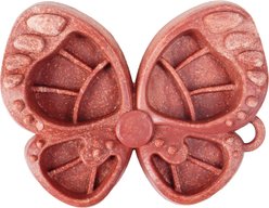 TEEWY Butterfly Shaped Small Animal Chew Toy & Edible Feeder, Red