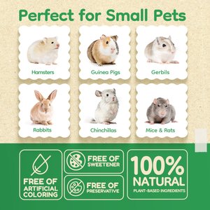 TEEWY Bell Pepper Chews Small Animal Chew Toy Set, 3 count