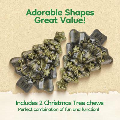 Show full view: TEEWY Christmas Tree Small Animal Chew Toys, 2 count slide 3 of 5