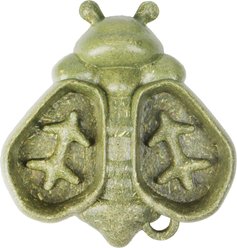 TEEWY Bee Shaped Small Animal Chew Toy & Edible Feeder, Green