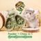 Show in main carousel: TEEWY Bee Shaped Small Animal Chew Toy & Edible Feeder, Green slide 3 of 5