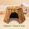 Show in main carousel: TEEWY Tree Stump Small Animal Edible Hideout slide 3 of 5