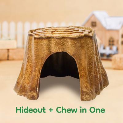 Show full view: TEEWY Tree Stump Small Animal Edible Hideout slide 3 of 5