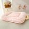 Show in main carousel: Fairela Double Sided Plush Square Cat Bed Mat with Raised Edges, Medium, Pink slide 5 of 9