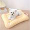 Show in main carousel: Fairela Double Sided Plush Square Cat Bed Mat with Raised Edges, Medium, Yellow slide 8 of 9