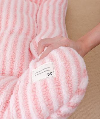 Show full view: Fairela Double Sided Plush Square Cat Bed Mat with Raised Edges, Medium, Pink slide 2 of 9