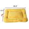 Show in main carousel: Fairela Double Sided Plush Square Cat Bed Mat with Raised Edges, Medium, Yellow slide 4 of 9