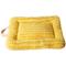 Show in main carousel: Fairela Double Sided Plush Square Cat Bed Mat with Raised Edges, Medium, Yellow slide 1 of 9