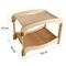 Show in main carousel: Fairela Two-Tier Cat Lounger Bed with Wooden Frame Hammock, Beige, Large slide 9 of 9