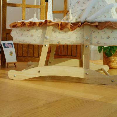 Show full view: Fairela French-Style Rocking Cat Bed with Wooden Stand & Canopy, White, Medium slide 7 of 9