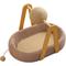 Show in main carousel: Fairela Modern Wooden Cat Lounge Bed with Hanging Sisal Ball, Beige, Large slide 9 of 9