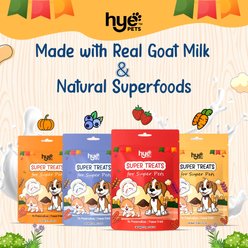 hye PETS Super Treats for Super Pets Goat Milk, Blueberry, & Banana Freeze-Dried Dog Food, 1.05-oz slide 2 of 7