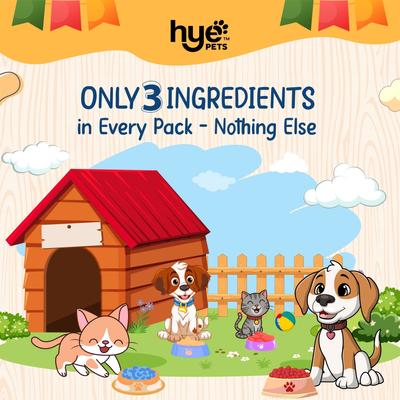 Show full view: hye PETS Super Treats for Super Pets Goat Milk, Blueberry, & Banana Freeze-Dried Dog Food, 1.05-oz slide 5 of 8