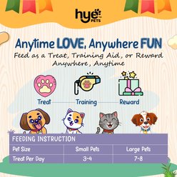 HYE Pets Super Treats for Super Pets Goat Milk, Strawberry, & Banana Freeze-Dried Dog Food, 1.05-oz slide 2 of 7
