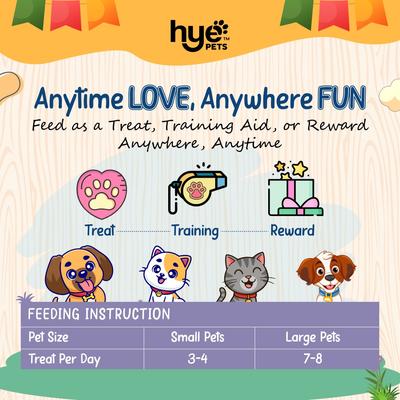 Show full view: hye PETS Super Treats for Super Pets Goat Milk, Blueberry, & Banana Freeze-Dried Dog Food, 1.05-oz slide 8 of 8