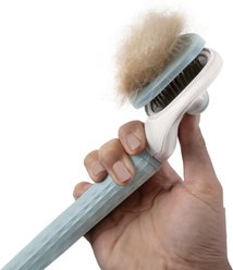 Pet-Able Easy Release Dog Brush, Sage