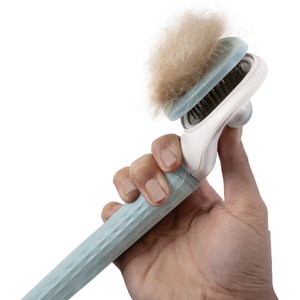 Pet-Able Easy Release Dog Brush, Sage
