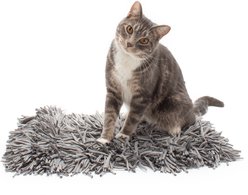 Jackson Galaxy Snuffle Mat Cat Toy, Gray