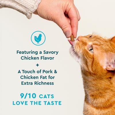 Show full view: VetIQ Chicken Flavored Chew Probiotic Supplement for Cats, 3.7-oz bag slide 5 of 11