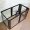 Show in main carousel: RYPetmia Heavy Duty Clear Acrylic Dog, Cat & Small Pet Playpen with Door, Small, 6-panel, Black slide 9 of 10